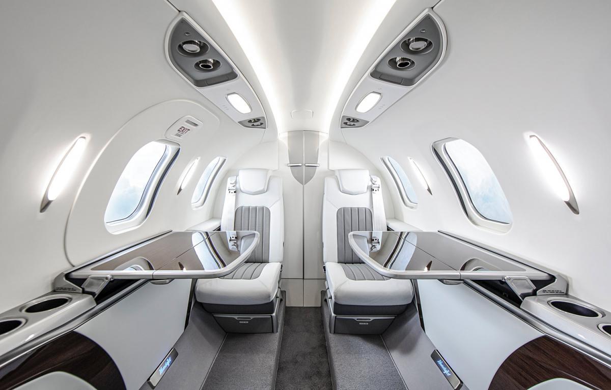 HondaJet Elite cabin interior for Boca Raton charter