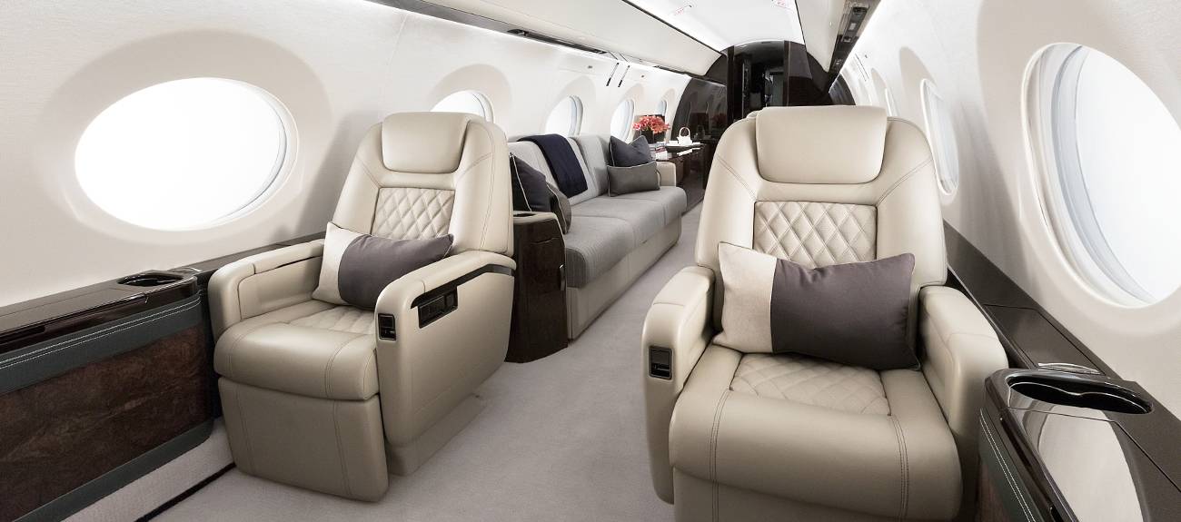 Gulfstream G500 exterior for Boca Raton jet charter