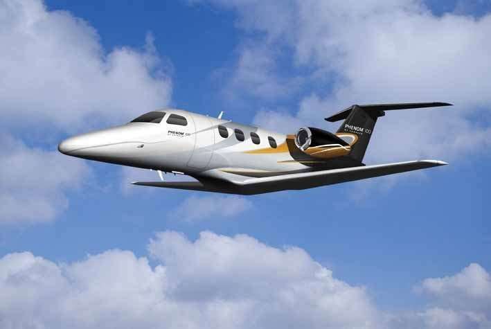 Embraer Phenom 100 exterior for Boca Raton jet charter