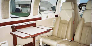 Beech Baron 58 exterior for Boca Raton jet charter