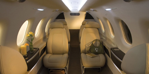 Embraer Phenom 300 exterior for Boca Raton jet charter