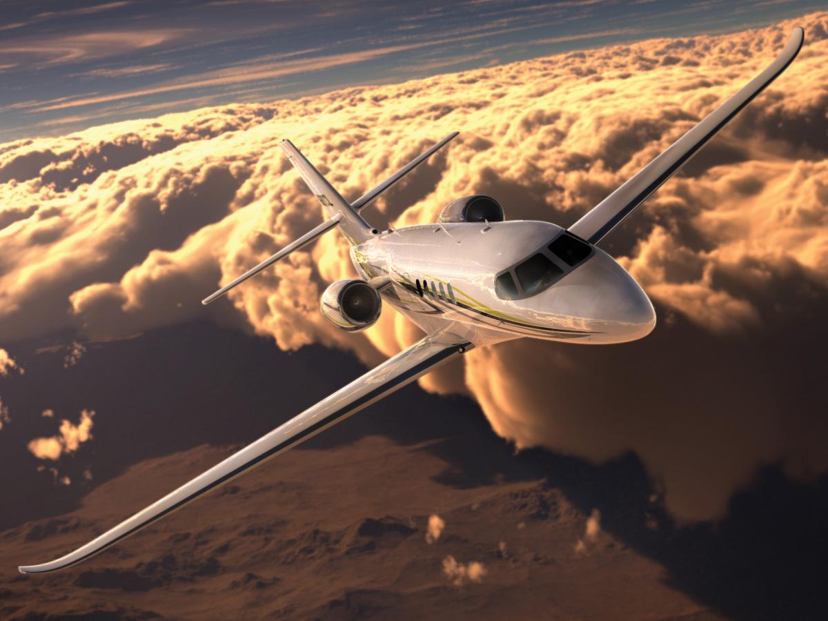 Cessna Citation Latitude cabin interior for Boca Raton charter