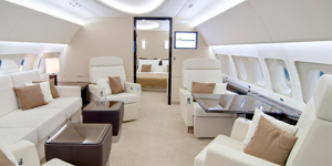 Airbus ACJ319 exterior for Boca Raton jet charter