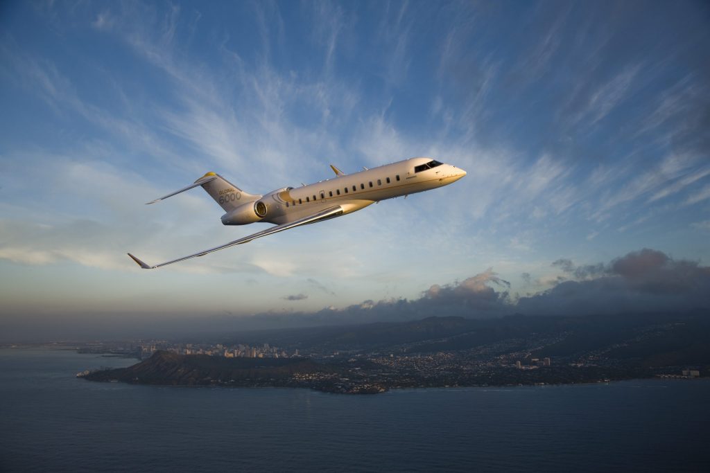 Global 6000 long range jet private aircraft for Boca Raton jet charter