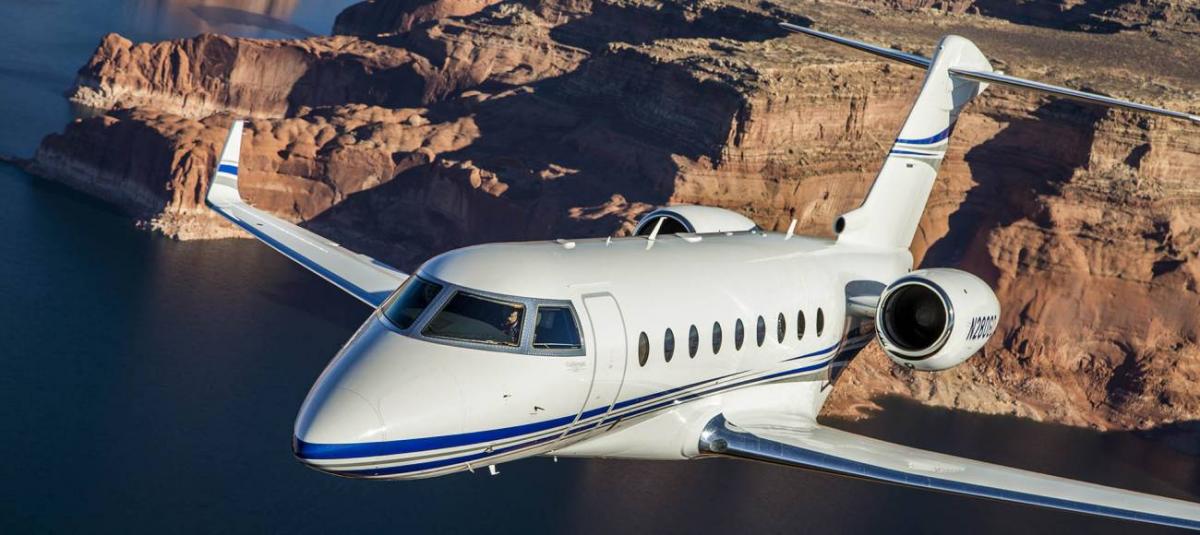 Gulfstream G280 cabin interior for Boca Raton charter
