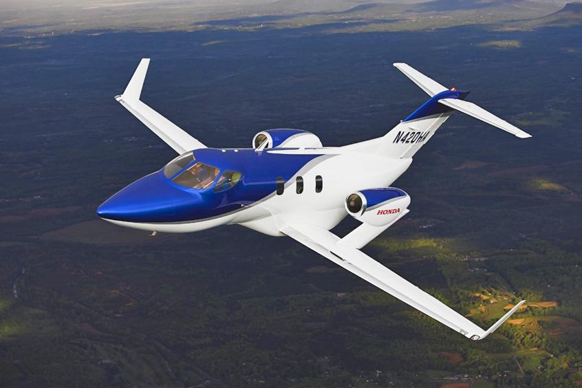 Honda HA-420 HondaJet cabin interior for Boca Raton charter