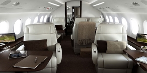 Falcon 2000 exterior for Boca Raton jet charter