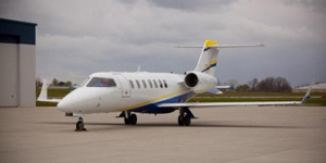 Learjet 40 exterior for Boca Raton jet charter