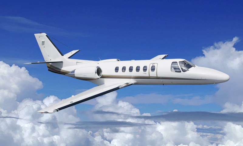 Cessna Citation Bravo cabin interior for Boca Raton charter