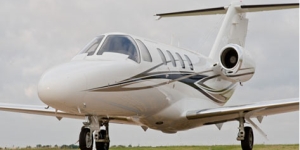 Cessna Citation CJ1 cabin interior for Boca Raton charter