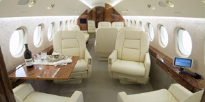 Falcon 900 exterior for Boca Raton jet charter