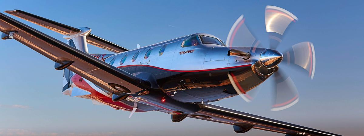 Pilatus PC-12 cabin interior for Boca Raton charter
