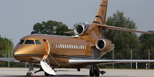 Falcon 7X exterior for Boca Raton jet charter