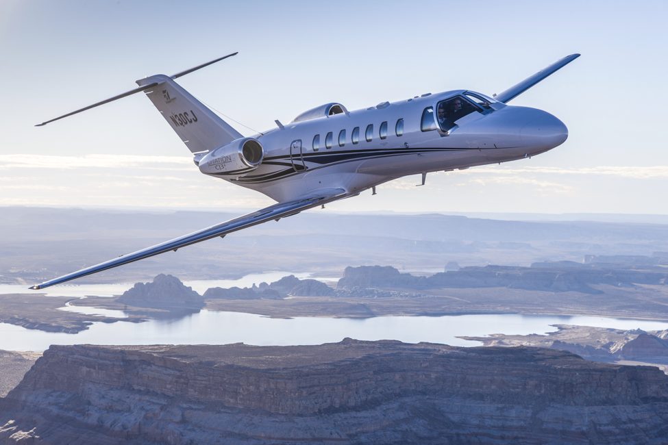 Cessna Citation CJ3 cabin interior for Boca Raton charter