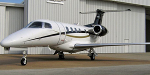 Embraer Phenom 300 exterior for Boca Raton jet charter