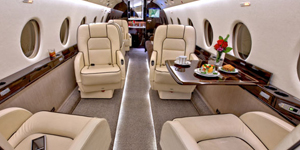 Gulfstream G200 exterior for Boca Raton jet charter
