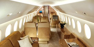 Falcon 7X exterior for Boca Raton jet charter