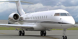 Global Express exterior for Boca Raton jet charter