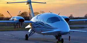 Piaggio Avanti cabin interior for Boca Raton charter