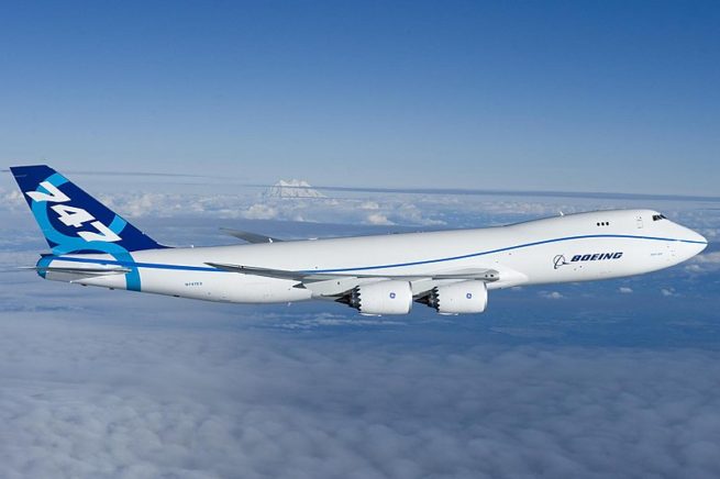 Boeing 747-8F cargo aircraft private aircraft for Boca Raton jet charter