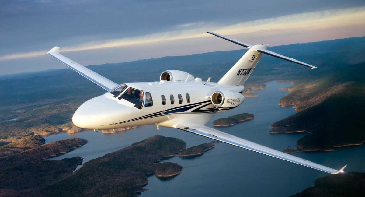 Cessna Citation M2 cabin interior for Boca Raton charter