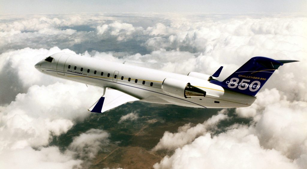 Challenger 850 vip airliner private aircraft for Boca Raton jet charter